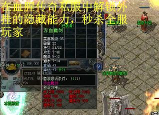 在血腥传奇私服中解锁外挂的隐藏能力，秒杀全服玩家