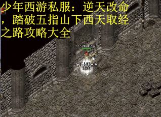 少年西游私服：逆天改命，踏破五指山下西天取经之路攻略大全