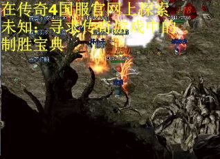 在传奇4国服官网上探索未知：寻求传奇游戏中的制胜宝典