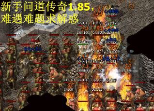新手问道传奇1.85，难遇难题求解惑