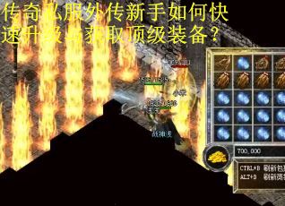 传奇私服外传新手如何快速升级与获取顶级装备？