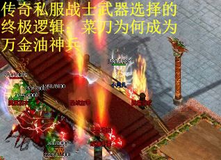 传奇私服战士武器选择的终极逻辑：菜刀为何成为万金油神兵