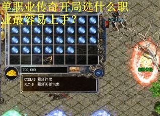 单职业传奇开局选什么职业最容易上手？