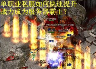 单职业私服如何快速提升战力成为服务器霸主？