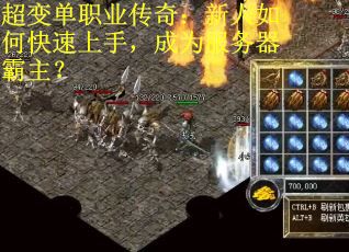 超变单职业传奇：新人如何快速上手，成为服务器霸主？