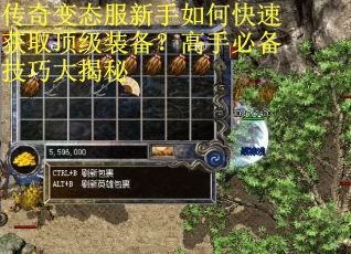 传奇变态服新手如何快速获取顶级装备？高手必备技巧大揭秘