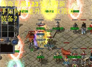 传奇私服123发布网新手如何快速升级获取顶级装备? 传奇私服123发布网新手如何快速升级获取顶级装备?